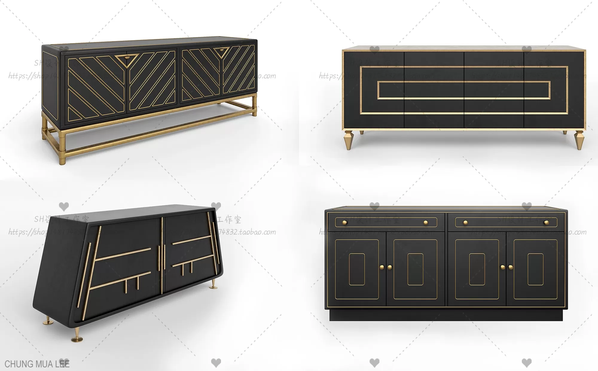 3DSKYFREE – LIVINGROOM - SIDEBOARD 3DS MAX MODELS