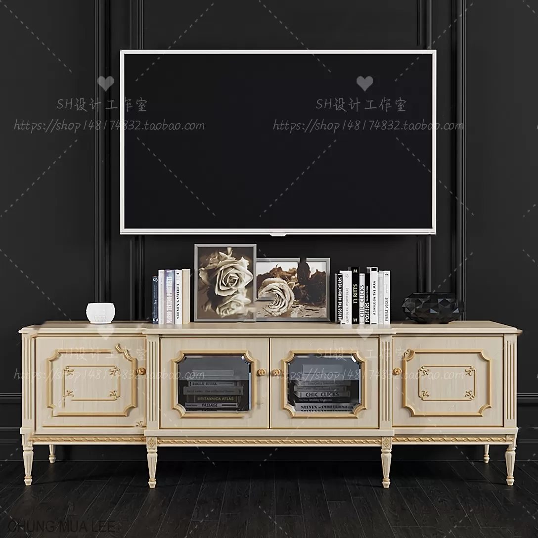 3DSKYFREE – LIVINGROOM - SIDEBOARD 3DS MAX MODELS