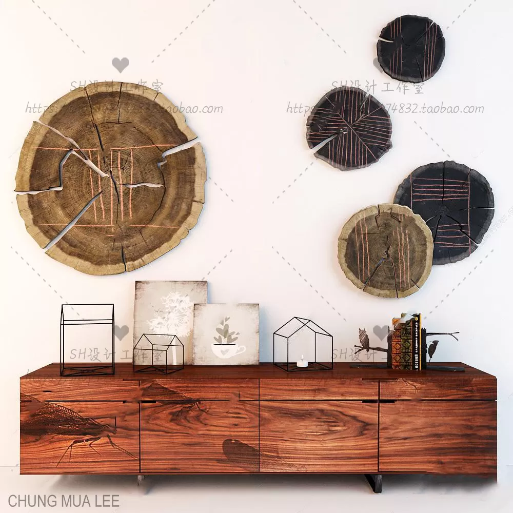 3DSKYFREE – LIVINGROOM - SIDEBOARD 3DS MAX MODELS