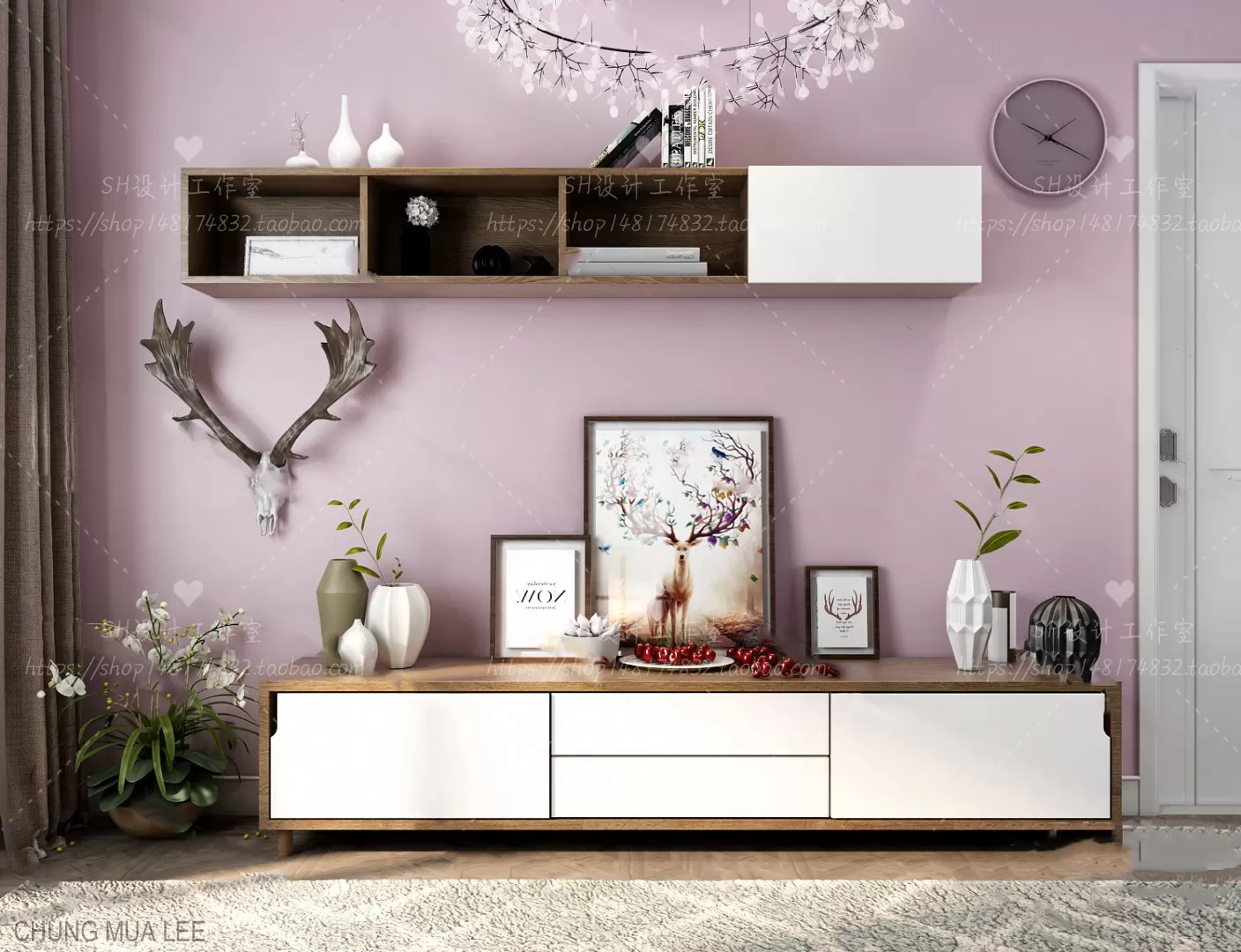 3DSKYFREE – LIVINGROOM - SIDEBOARD 3DS MAX MODELS