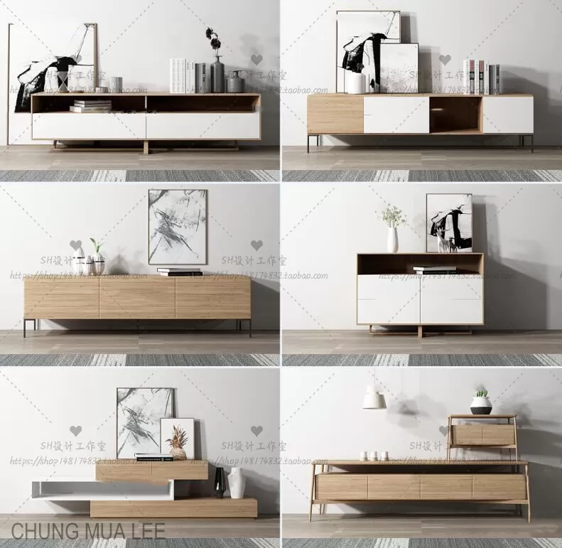3DSKYFREE – LIVINGROOM - SIDEBOARD 3DS MAX MODELS