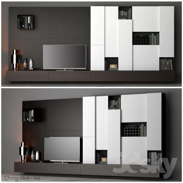 3DSKYFREE – LIVINGROOM - SIDEBOARD 3DS MAX MODELS