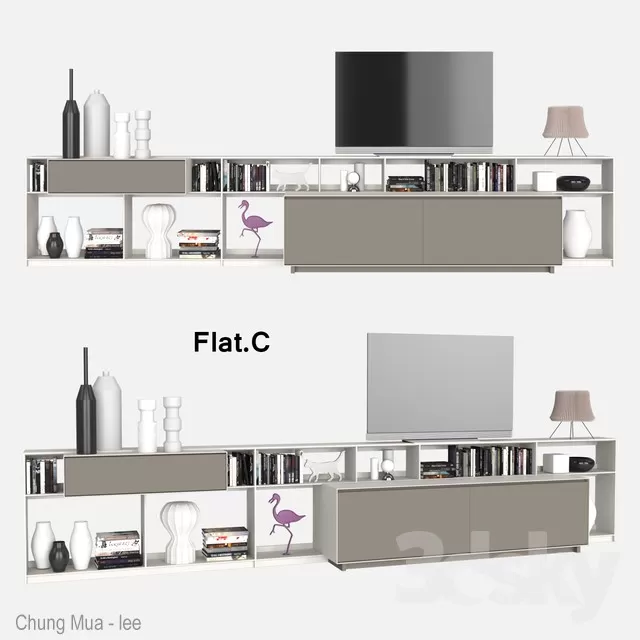 3DSKYFREE – LIVINGROOM - SIDEBOARD 3DS MAX MODELS