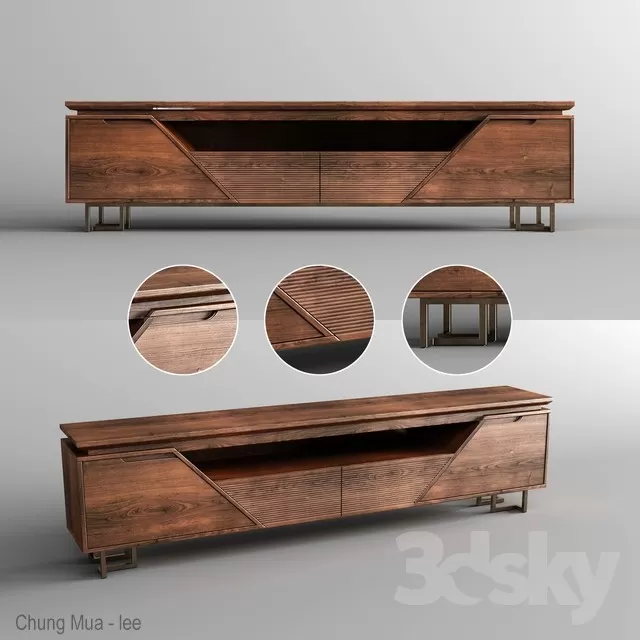 3DSKYFREE – LIVINGROOM - SIDEBOARD 3DS MAX MODELS