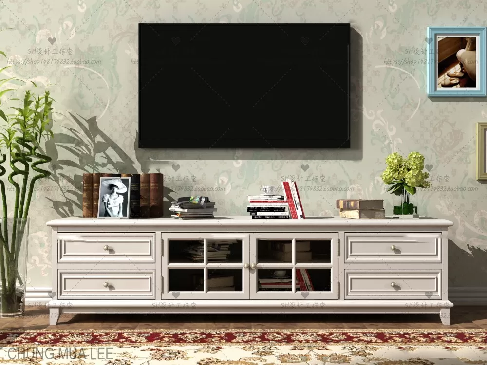 3DSKYFREE – LIVINGROOM - SIDEBOARD 3DS MAX MODELS
