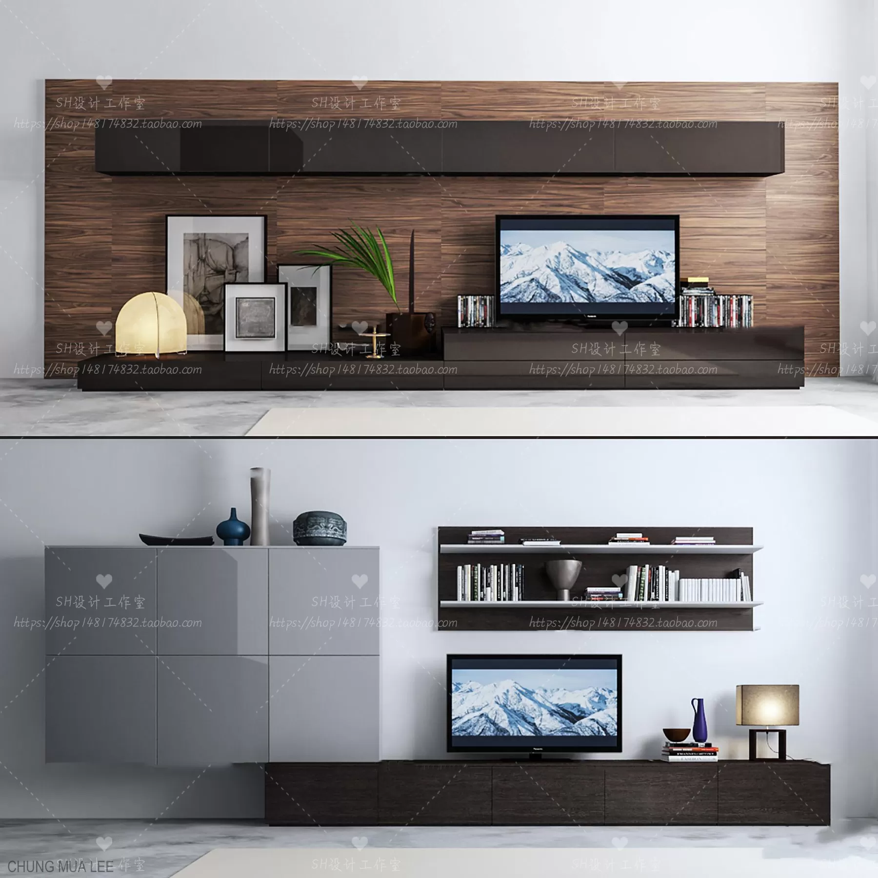 3DSKYFREE – LIVINGROOM - SIDEBOARD 3DS MAX MODELS