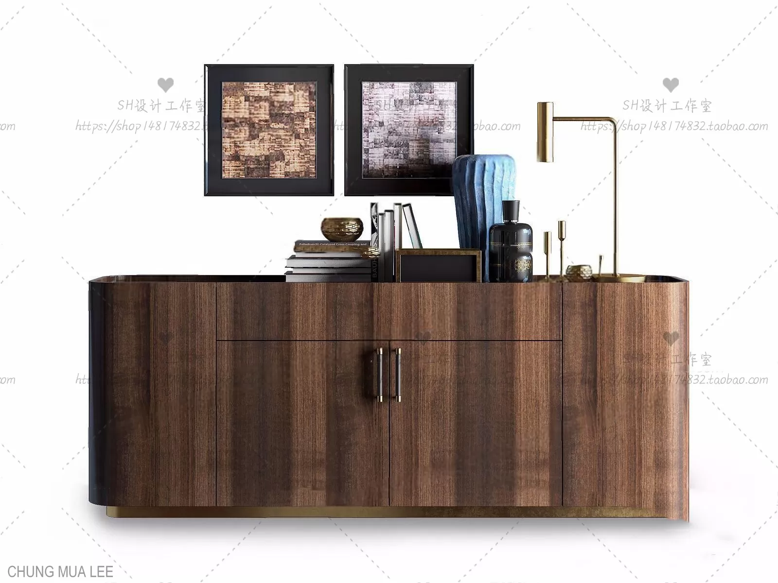 3DSKYFREE – LIVINGROOM - SIDEBOARD 3DS MAX MODELS