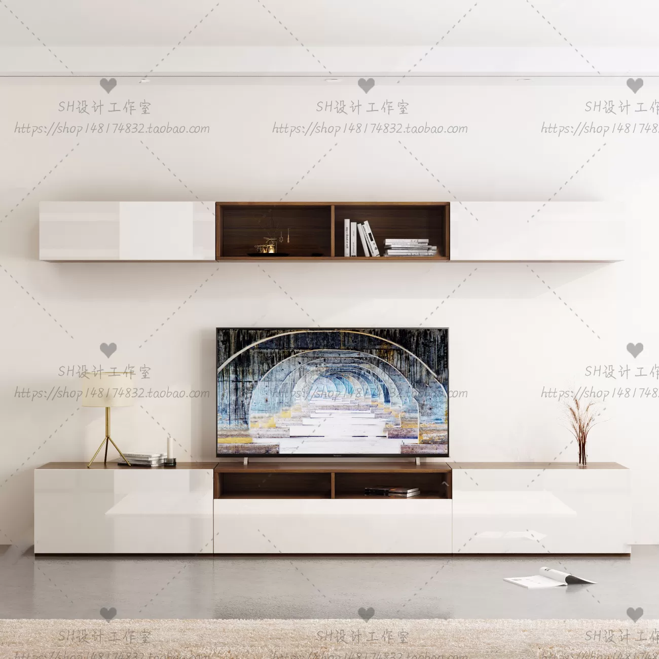 3DSKYFREE – LIVINGROOM - SIDEBOARD - A 3DS MAX MODELS