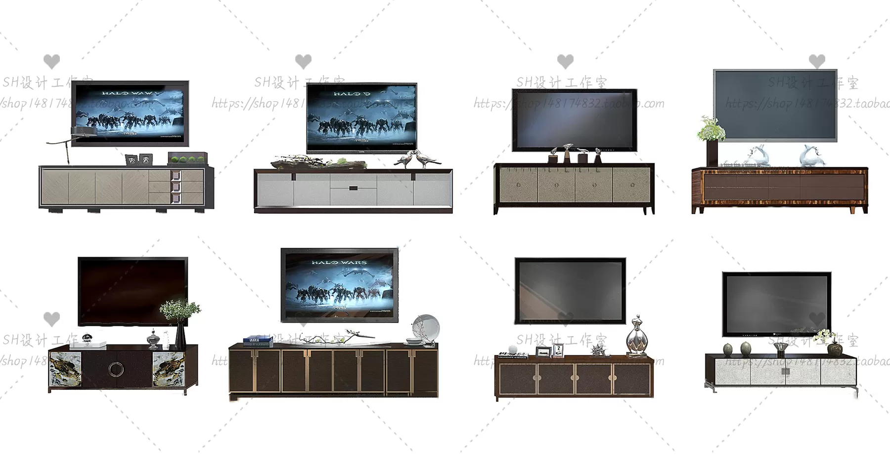 LIVINGROOM - SIDEBOARD - A 3D MODELS