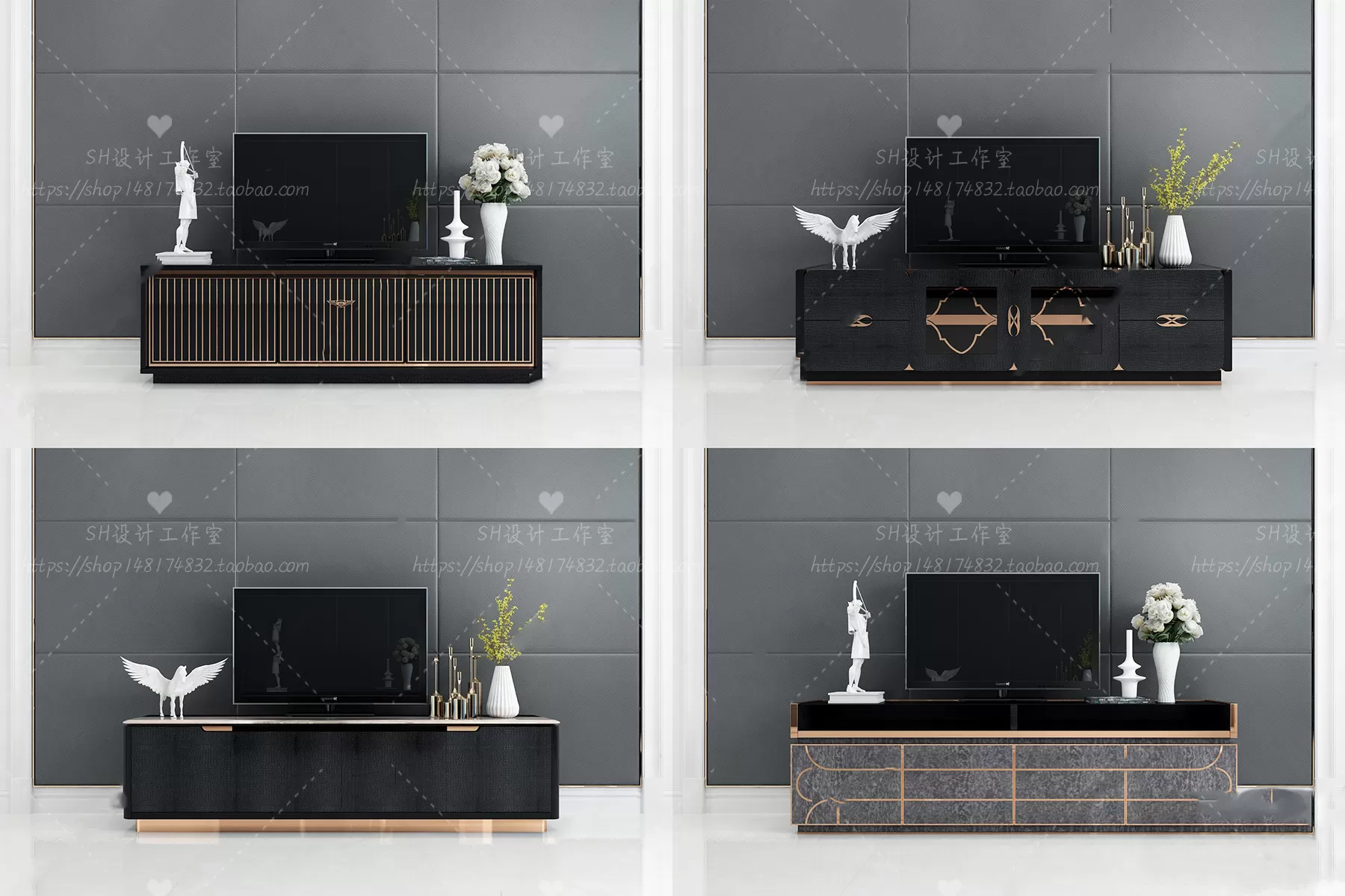 3DSKYFREE – LIVINGROOM - SIDEBOARD - A 3DS MAX MODELS