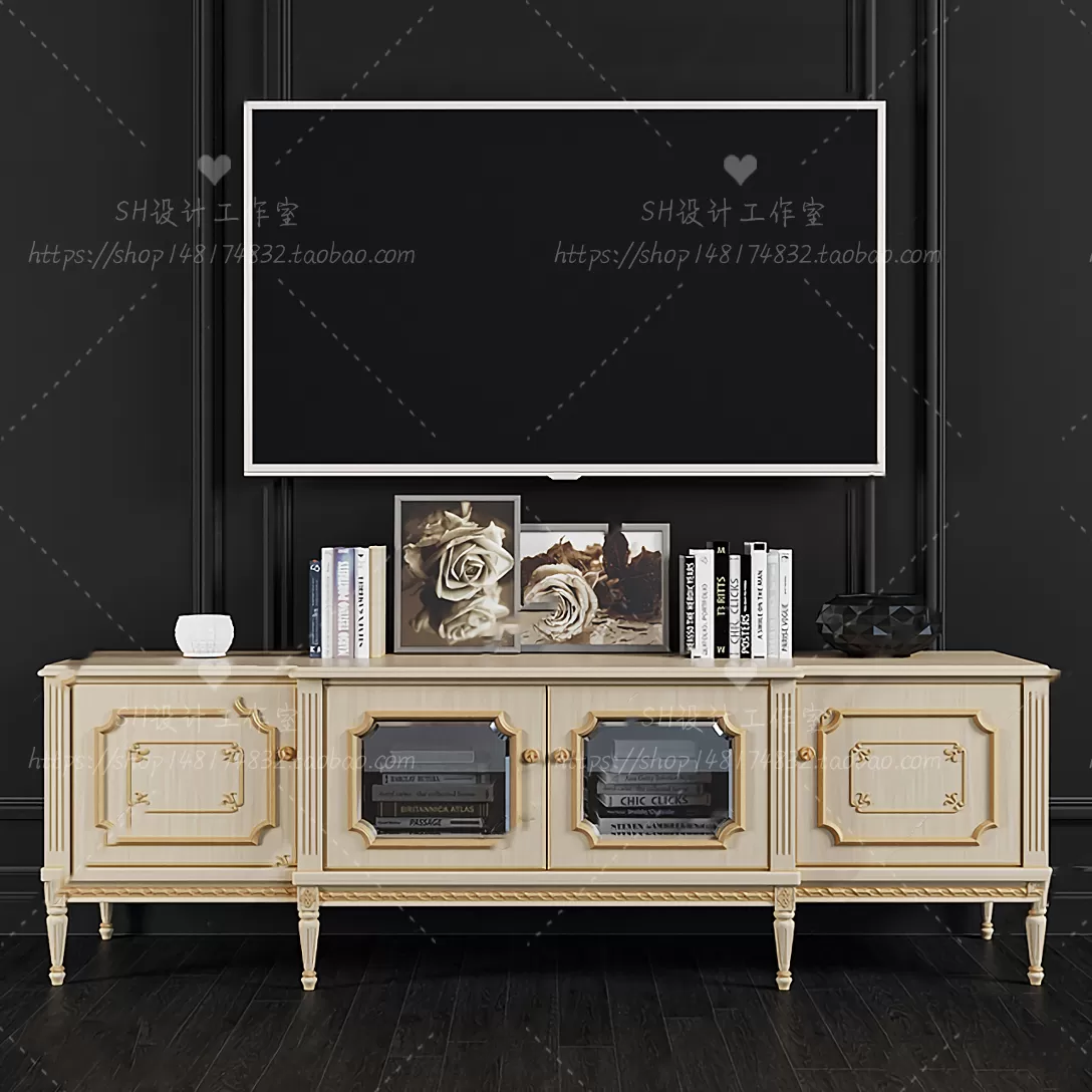 3DSKYFREE – LIVINGROOM - SIDEBOARD - A 3DS MAX MODELS