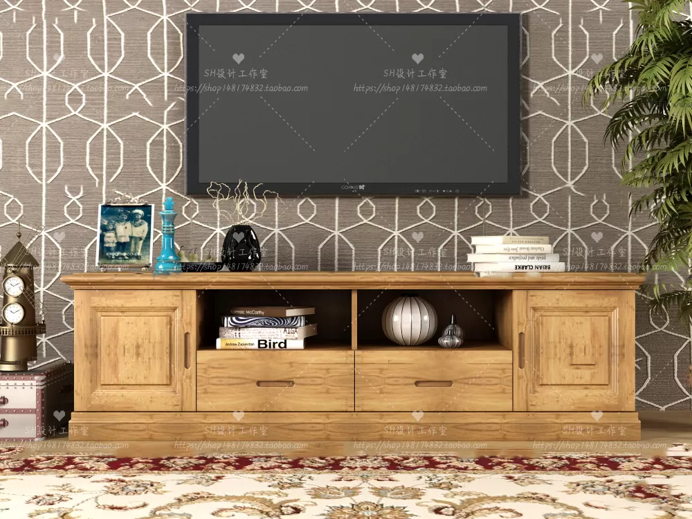 3DSKYFREE – LIVINGROOM - SIDEBOARD - A 3DS MAX MODELS
