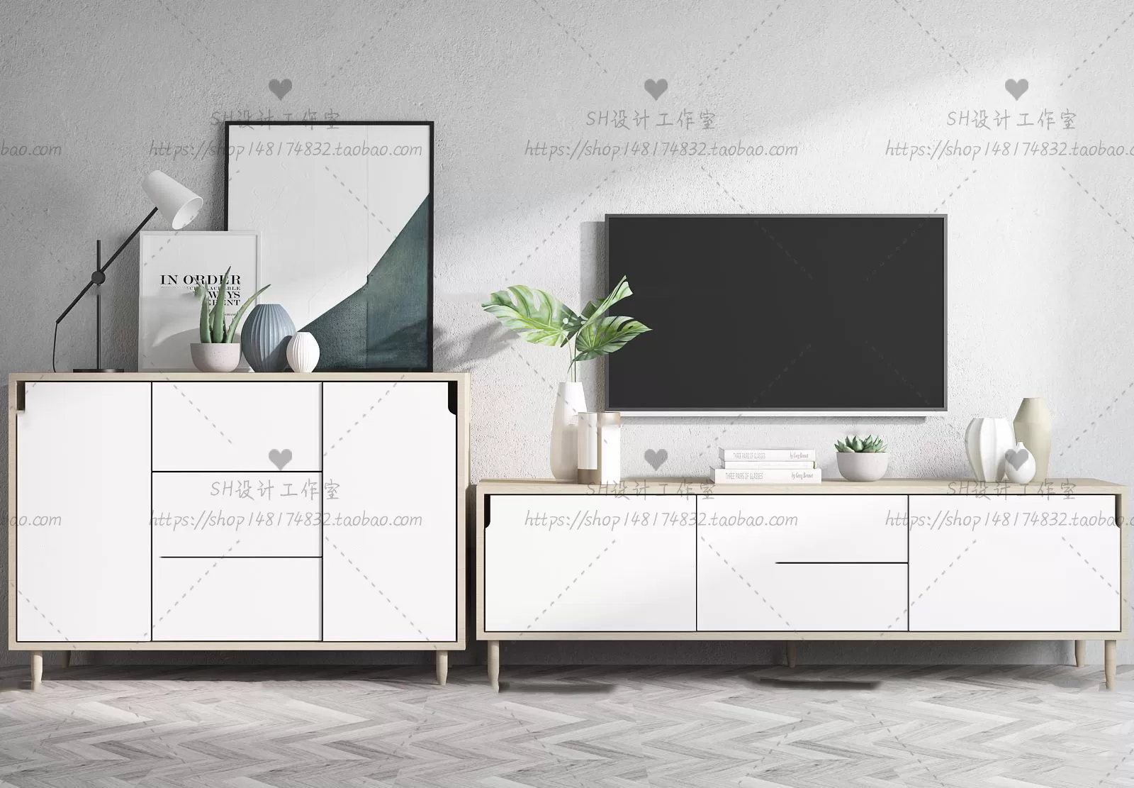 LIVINGROOM - SIDEBOARD - A 3D MODELS