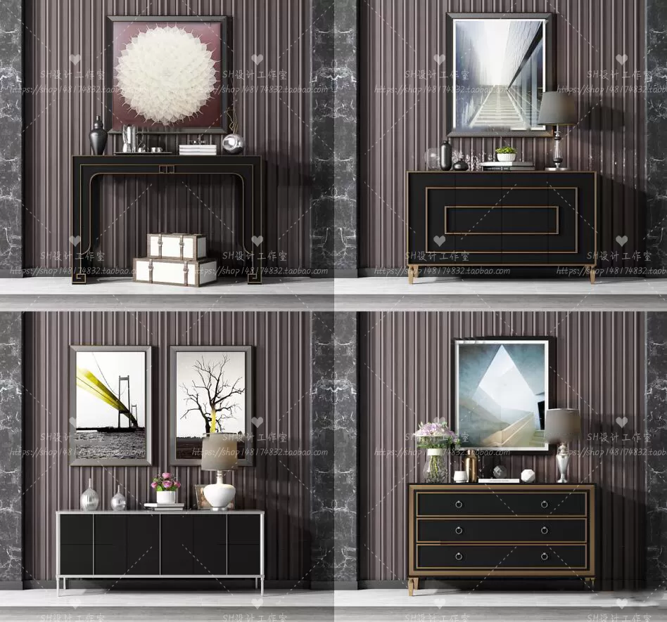 3DSKYFREE – LIVINGROOM - SIDEBOARD - A 3DS MAX MODELS
