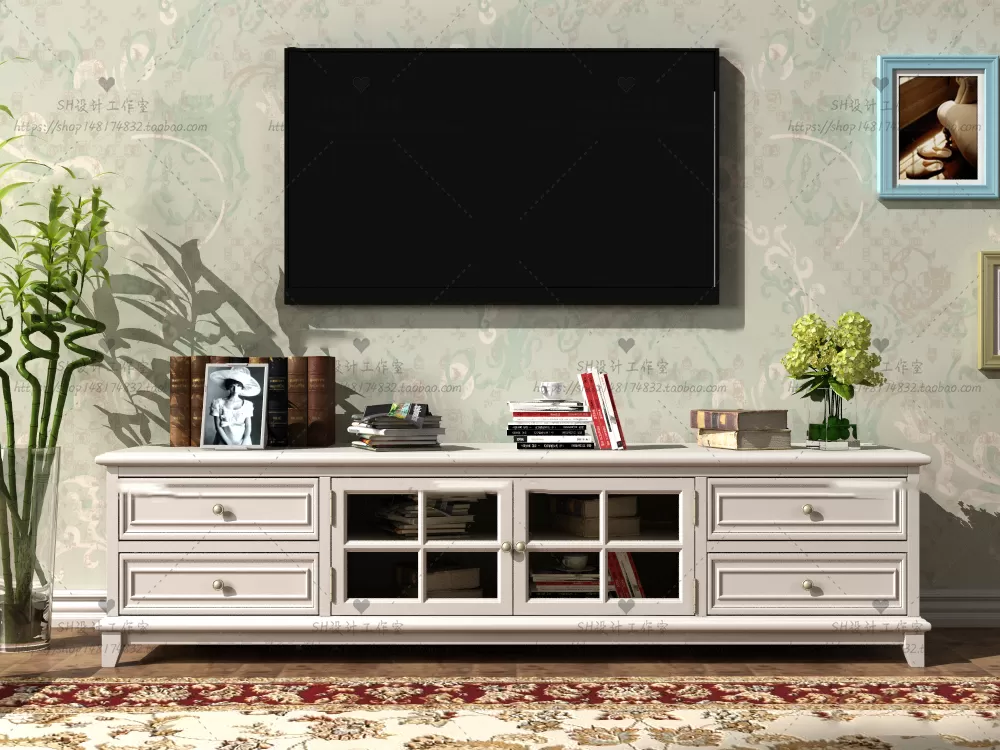3DSKYFREE – LIVINGROOM - SIDEBOARD - A 3DS MAX MODELS