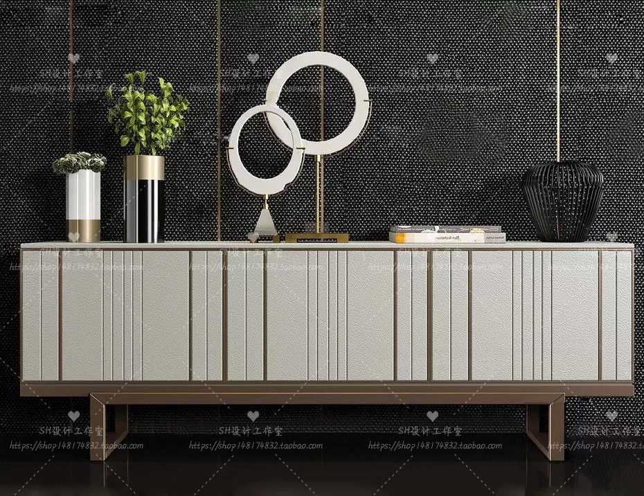 3DSKYFREE – LIVINGROOM - SIDEBOARD - A 3DS MAX MODELS