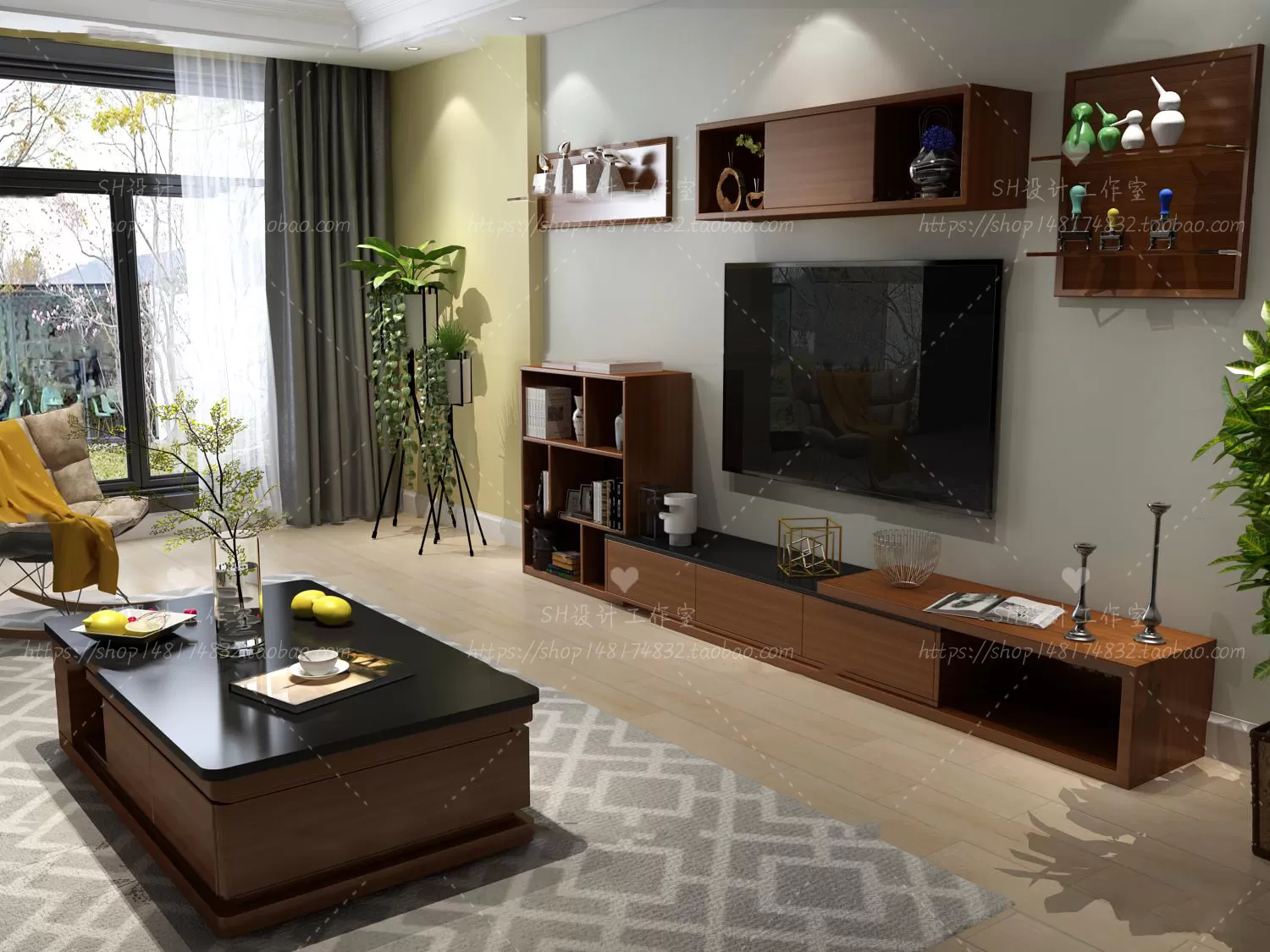 3DSKYFREE – LIVINGROOM - SIDEBOARD - A 3DS MAX MODELS