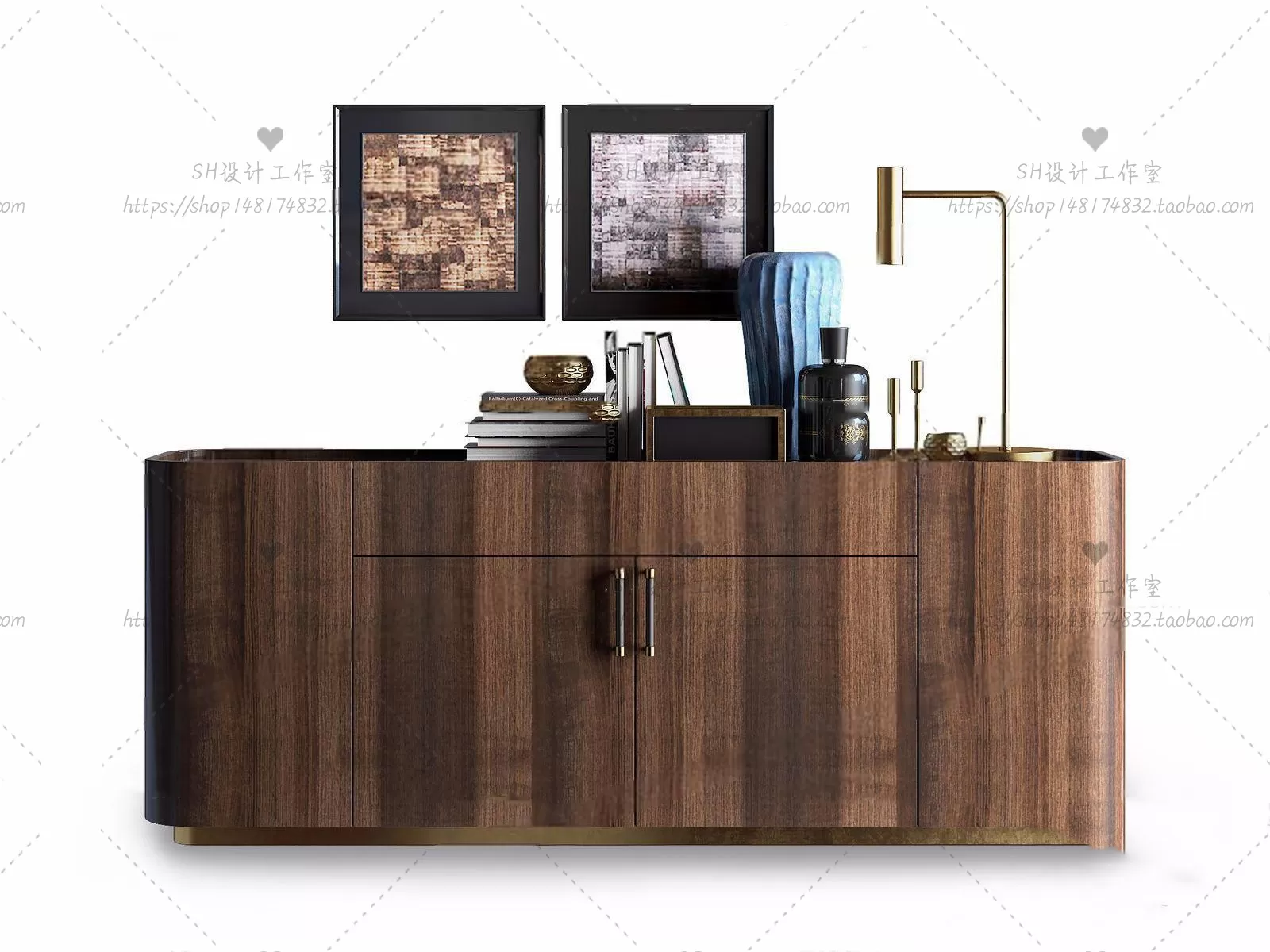 3DSKYFREE – LIVINGROOM - SIDEBOARD - A 3DS MAX MODELS