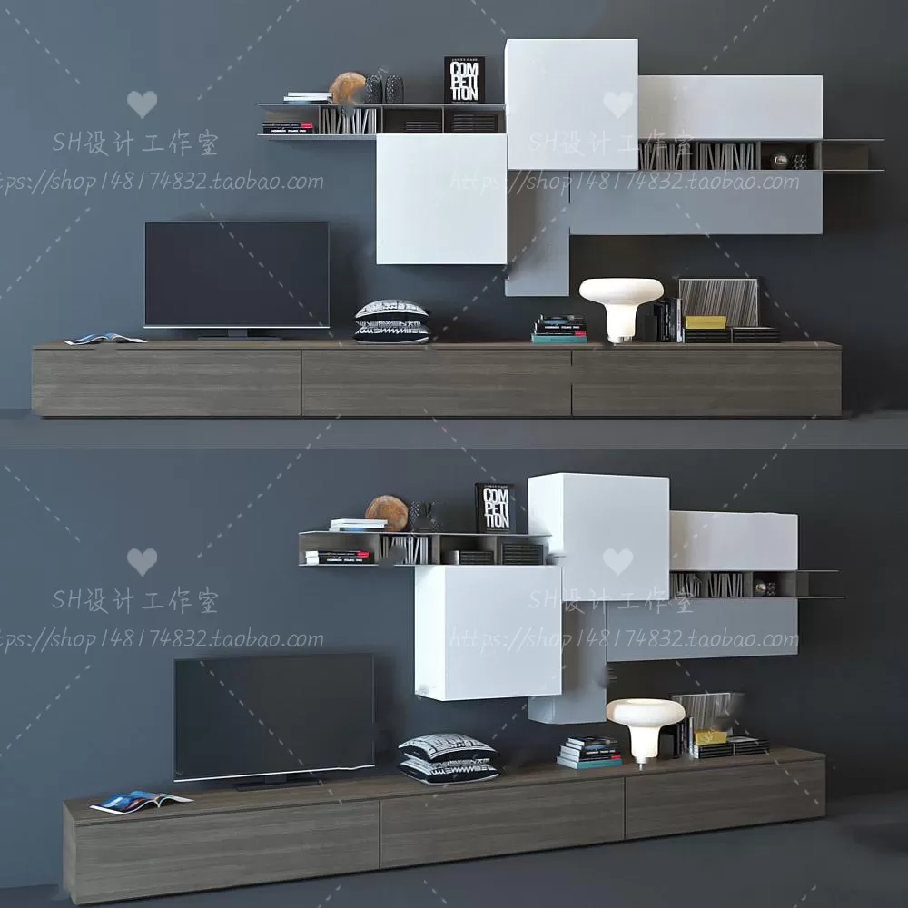 3DSKYFREE – LIVINGROOM - SIDEBOARD - A 3DS MAX MODELS