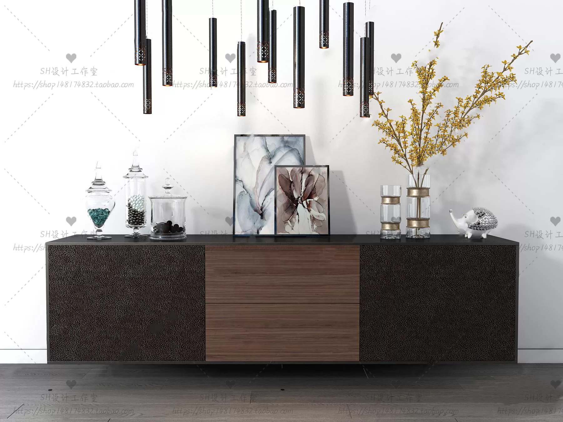 3DSKYFREE – LIVINGROOM - SIDEBOARD - A 3DS MAX MODELS