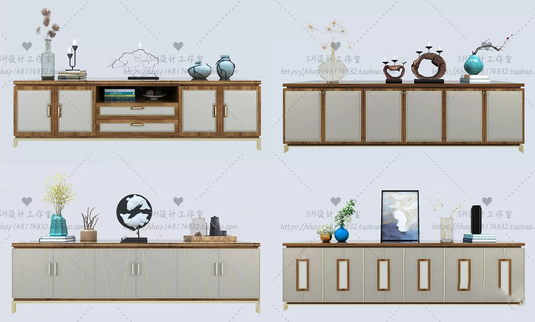 3DSKYFREE – LIVINGROOM - SIDEBOARD - A 3DS MAX MODELS