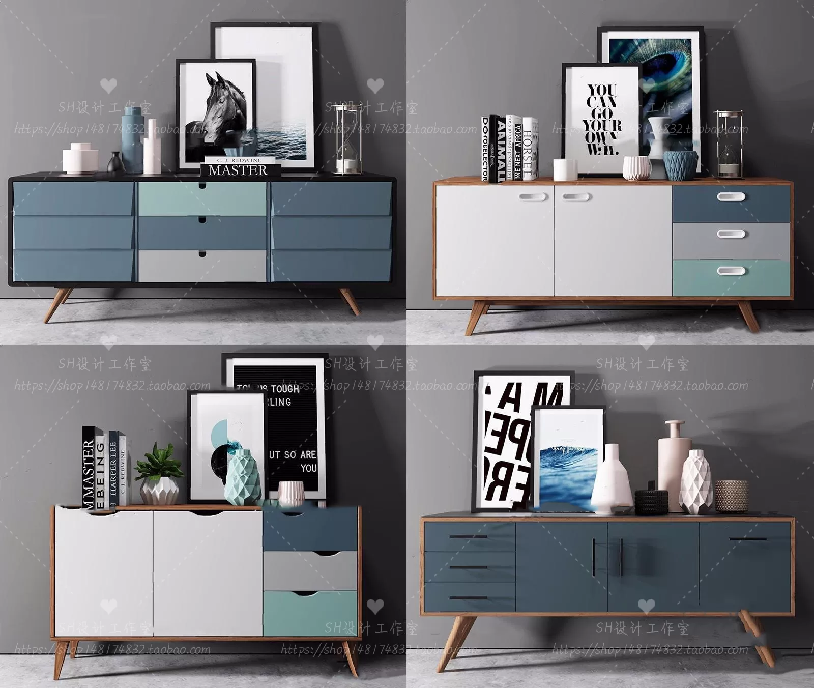 3DSKYFREE – LIVINGROOM - SIDEBOARD - A 3DS MAX MODELS