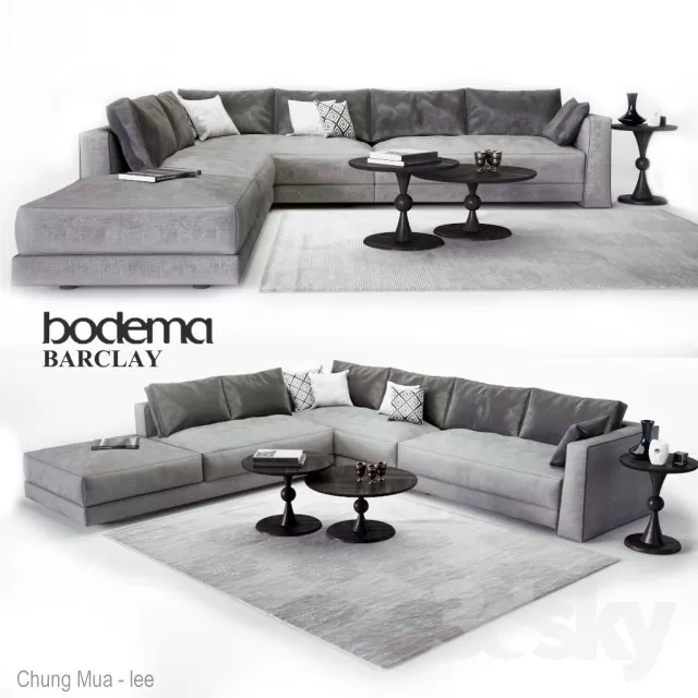 3DSKYFREE – LIVINGROOM - SOFA 3DS MAX MODELS