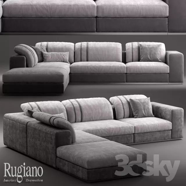 3DSKYFREE – LIVINGROOM - SOFA 3DS MAX MODELS