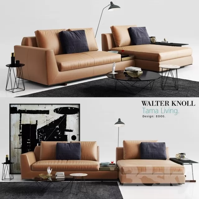 3DSKYFREE – LIVINGROOM - SOFA 3DS MAX MODELS