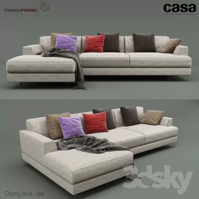 LIVINGROOM - SOFA 3D MODELS
