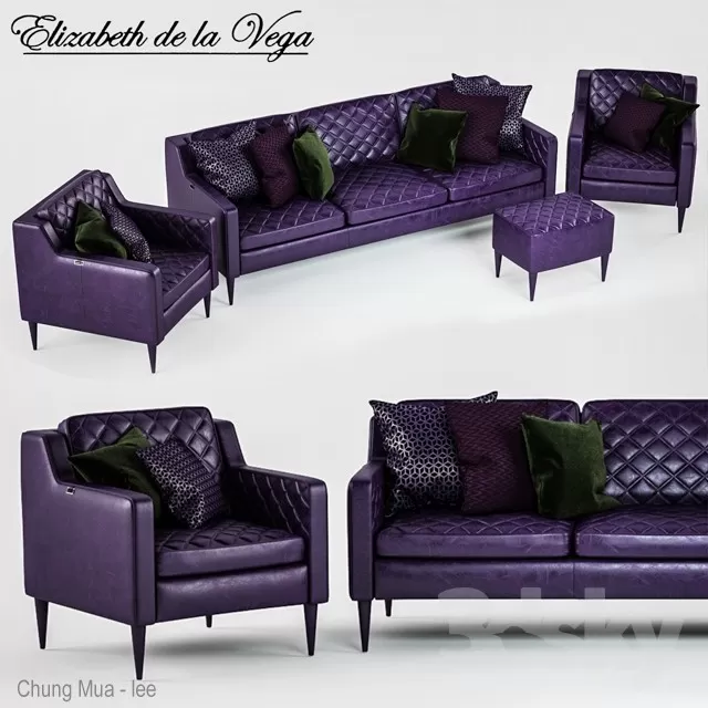 3DSKYFREE – LIVINGROOM - SOFA 3DS MAX MODELS