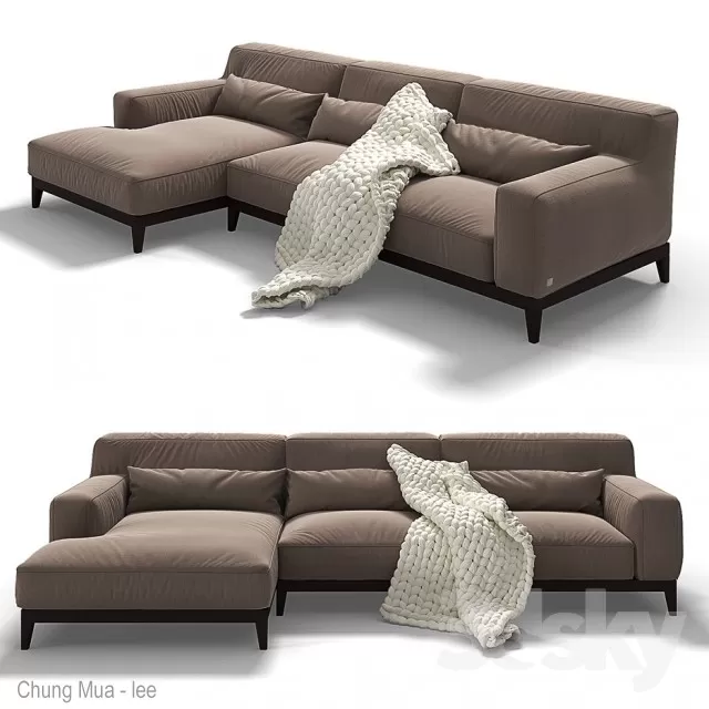 3DSKYFREE – LIVINGROOM - SOFA 3DS MAX MODELS