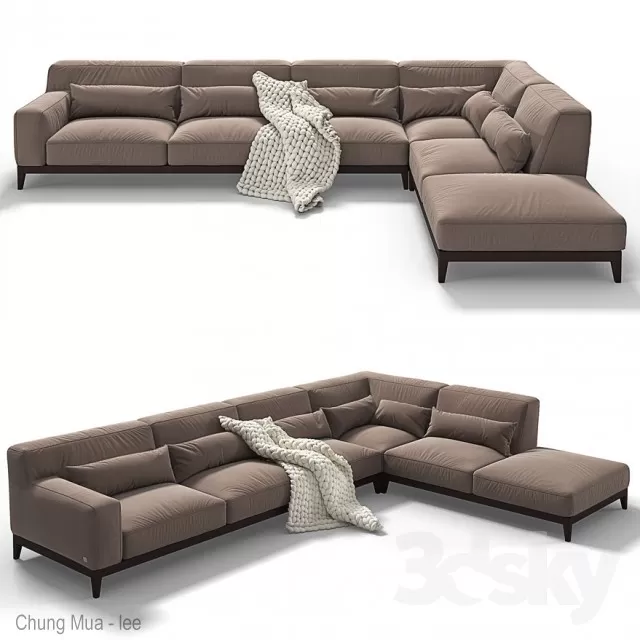 3DSKYFREE – LIVINGROOM - SOFA 3DS MAX MODELS