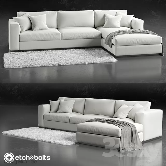3DSKYFREE – LIVINGROOM - SOFA 3DS MAX MODELS