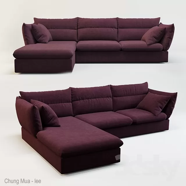 3DSKYFREE – LIVINGROOM - SOFA 3DS MAX MODELS