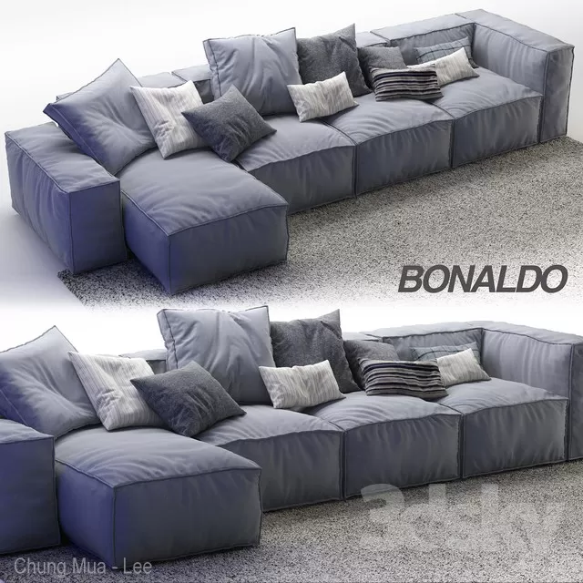 3DSKYFREE – LIVINGROOM - SOFA 3DS MAX MODELS