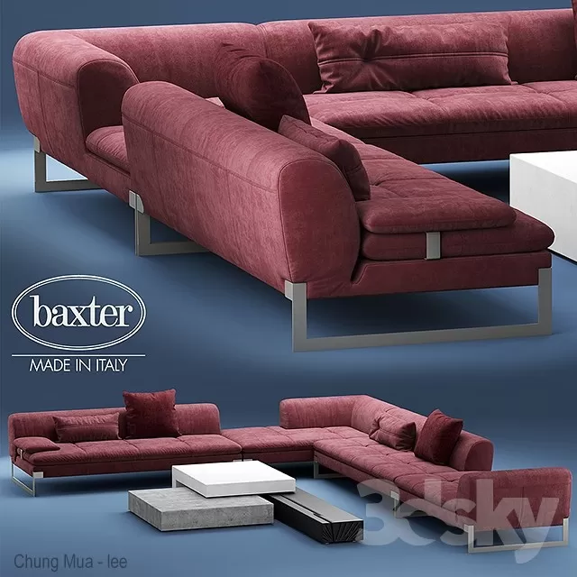 3DSKYFREE – LIVINGROOM - SOFA 3DS MAX MODELS
