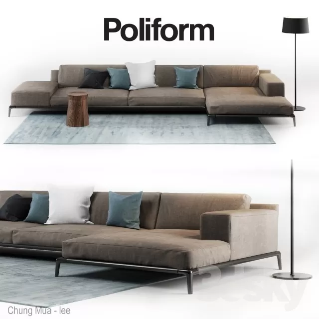 LIVINGROOM - SOFA 3D MODELS