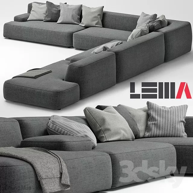 3DSKYFREE – LIVINGROOM - SOFA 3DS MAX MODELS