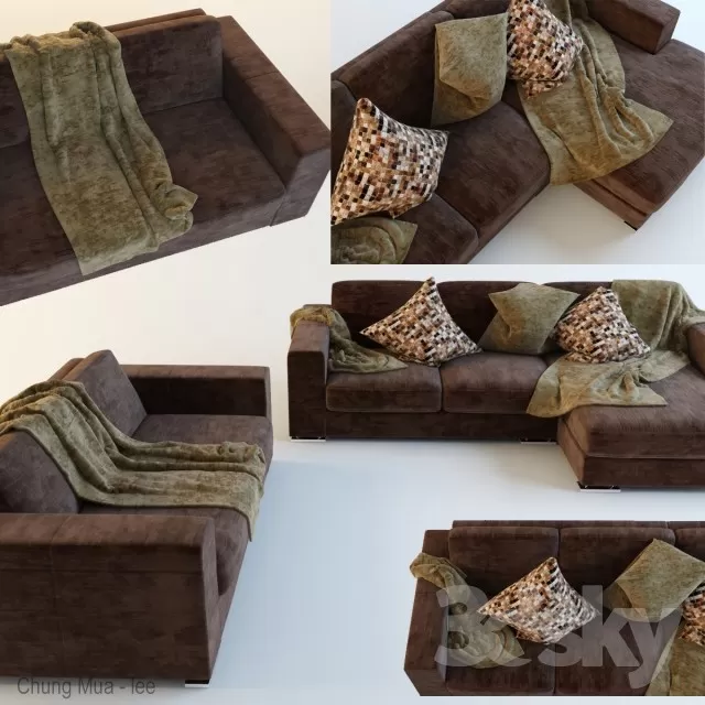 LIVINGROOM - SOFA 3D MODELS