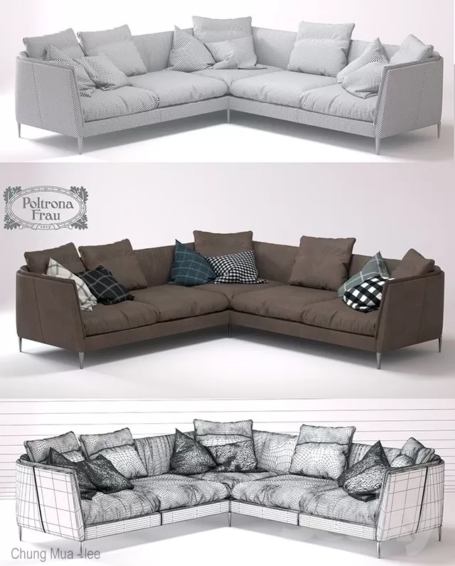 3DSKYFREE – LIVINGROOM - SOFA 3DS MAX MODELS