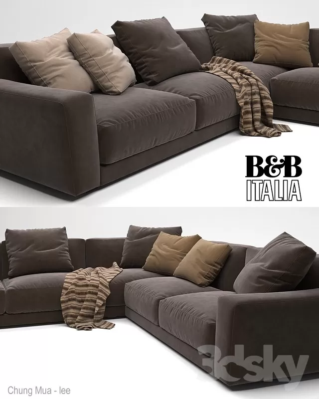 3DSKYFREE – LIVINGROOM - SOFA 3DS MAX MODELS