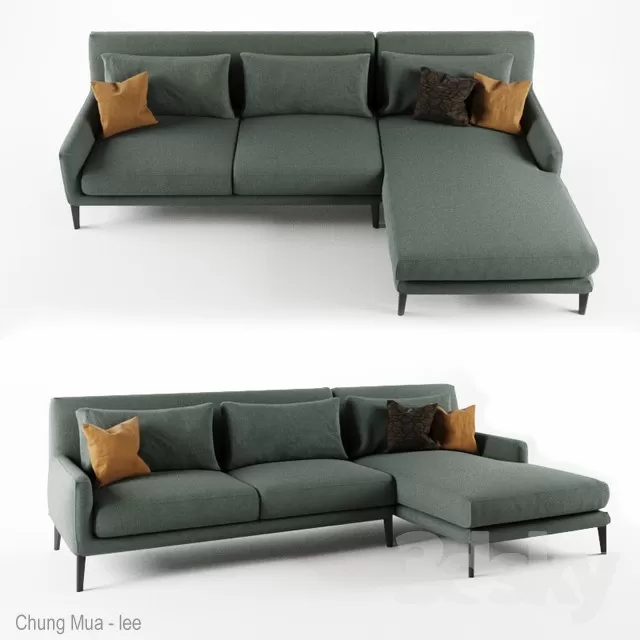 3DSKYFREE – LIVINGROOM - SOFA 3DS MAX MODELS