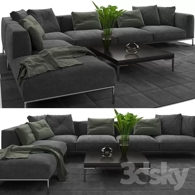 LIVINGROOM - SOFA 3D MODELS