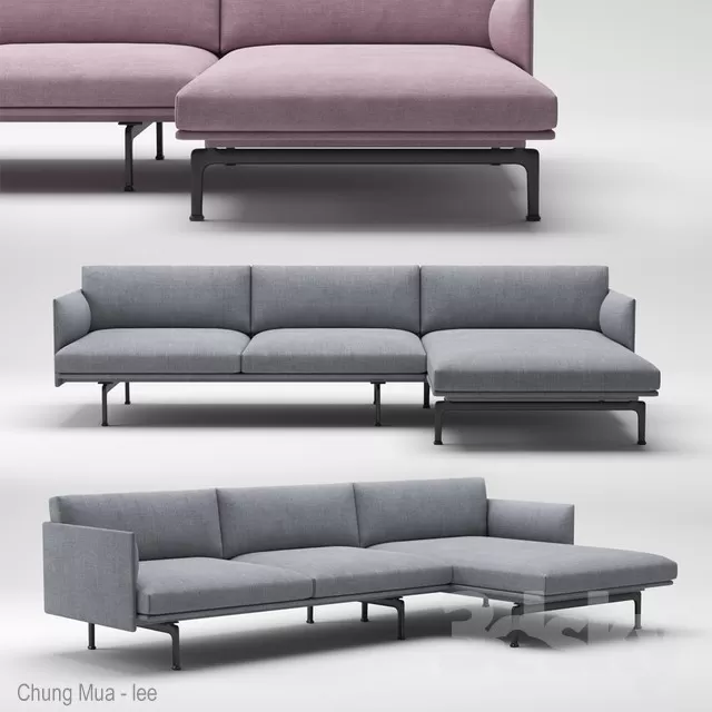 3DSKYFREE – LIVINGROOM - SOFA 3DS MAX MODELS