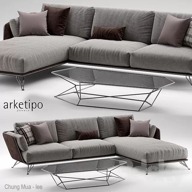 3DSKYFREE – LIVINGROOM - SOFA 3DS MAX MODELS
