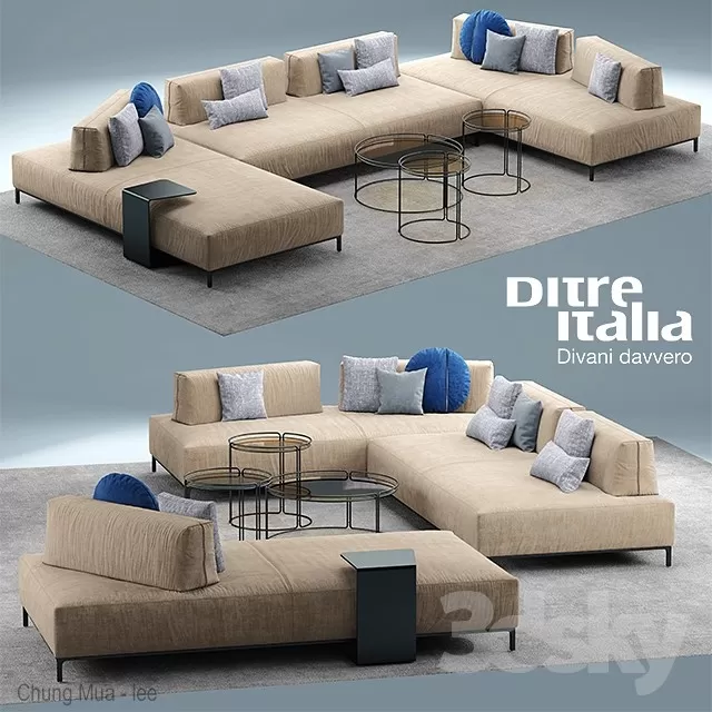 DECOR HELPER – LIVINGROOM – SOFA 3D MODELS – 373