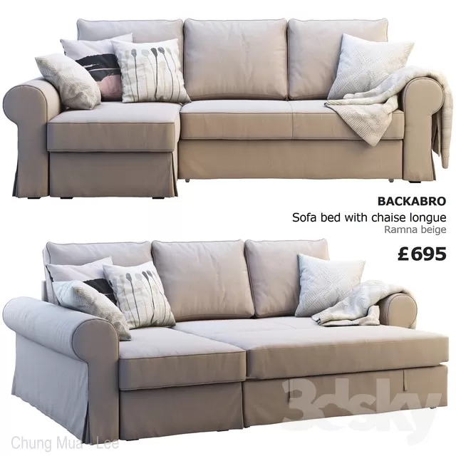 3DSKYFREE – LIVINGROOM - SOFA 3DS MAX MODELS