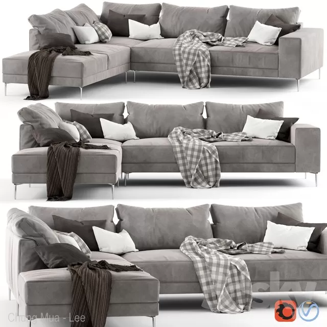 3DSKYFREE – LIVINGROOM - SOFA 3DS MAX MODELS