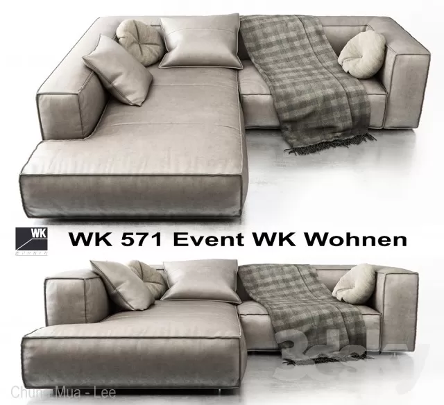 3DSKYFREE – LIVINGROOM - SOFA 3DS MAX MODELS